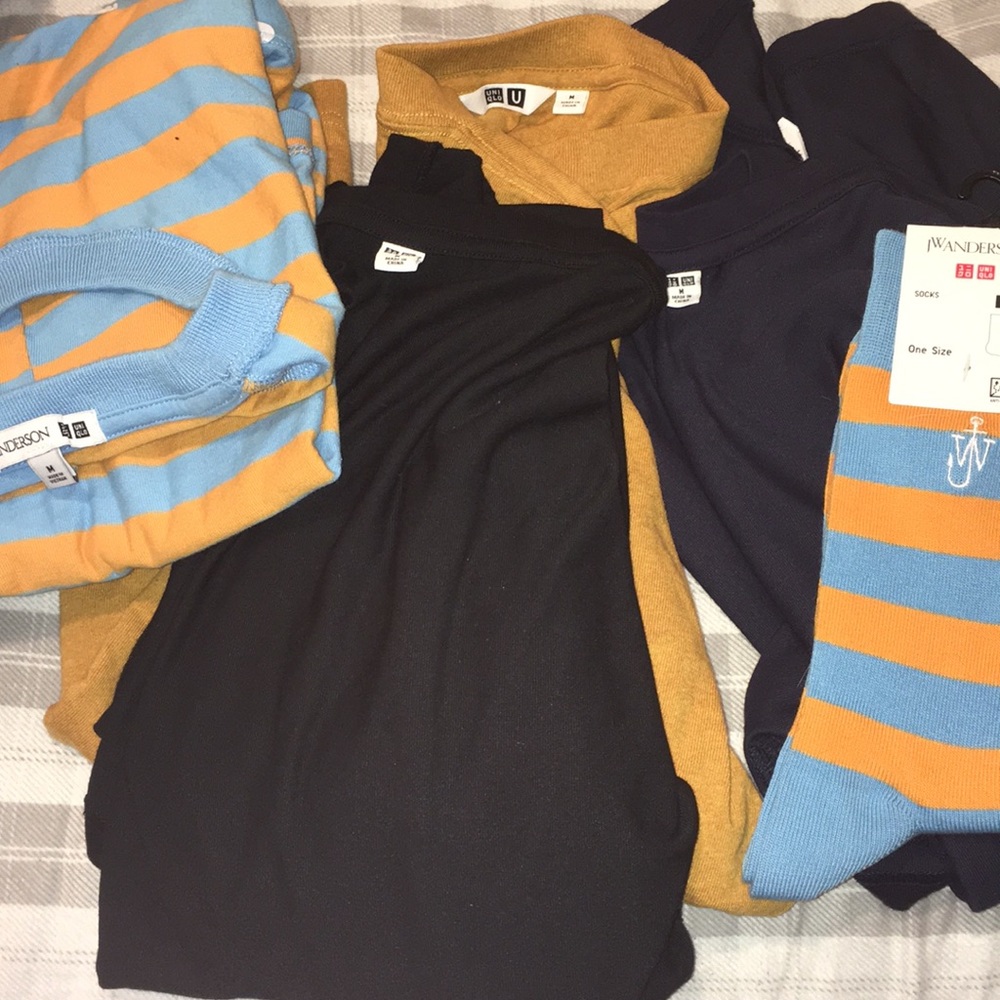 Lot of Uniqlo T-Shirts and Socks